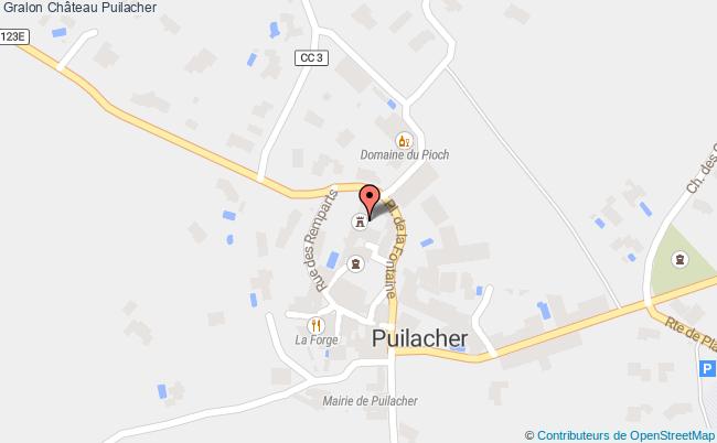 plan Château Puilacher Puilacher