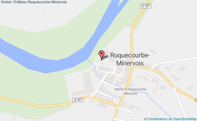 plan Château Roquecourbe-minervois Roquecourbe-Minervois
