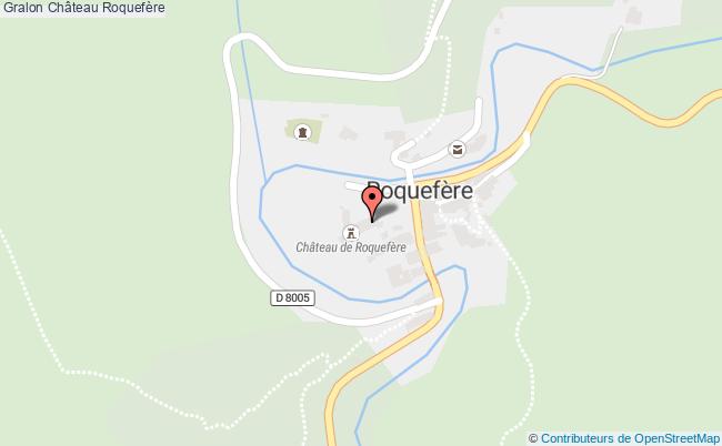 plan Château Roquefère Roquefère