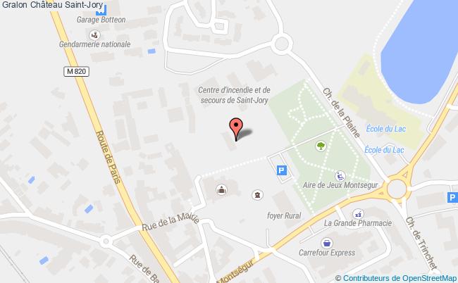 plan Château Saint-jory Saint-Jory