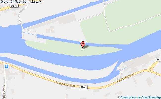 plan Château Saint-martory Saint-Martory