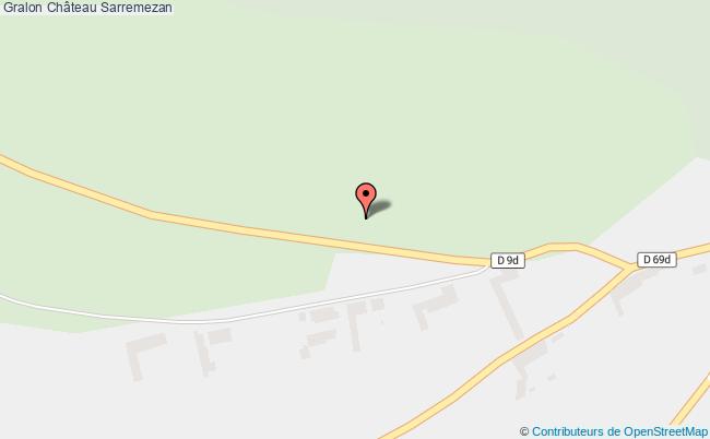 plan Château Sarremezan Sarremezan