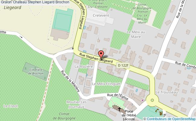 plan Chateau Stephen Liegard Brochon Brochon