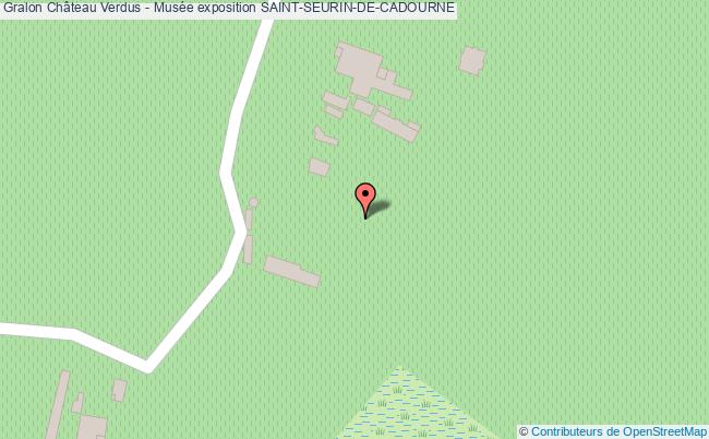 plan Château Verdus - Musée Exposition Saint-seurin-de-cadourne SAINT-SEURIN-DE-CADOURNE