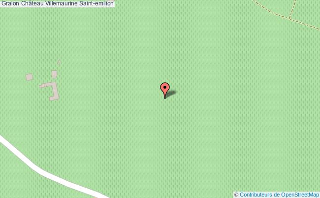 plan Château Villemaurine Saint-emilion Saint-emilion