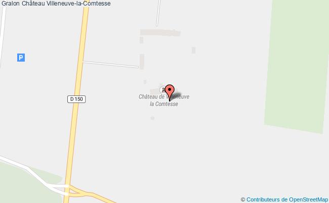 plan Château Villeneuve-la-comtesse Villeneuve-la-Comtesse