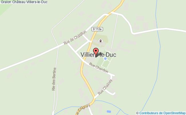 Château Villiersleduc tourisme