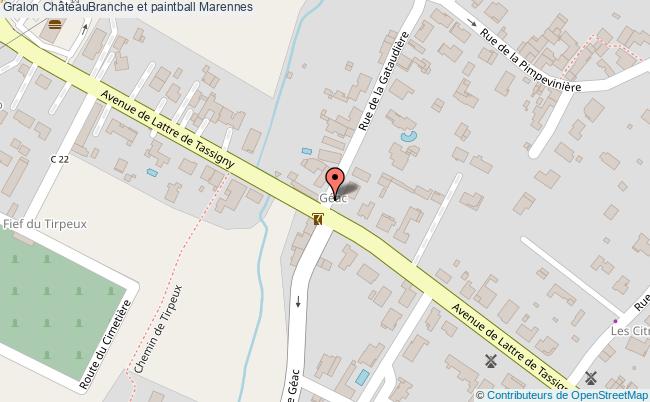 plan Châteaubranche Et Paintball Marennes Marennes