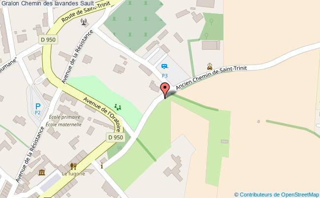 plan Chemin Des Lavandes Sault Sault