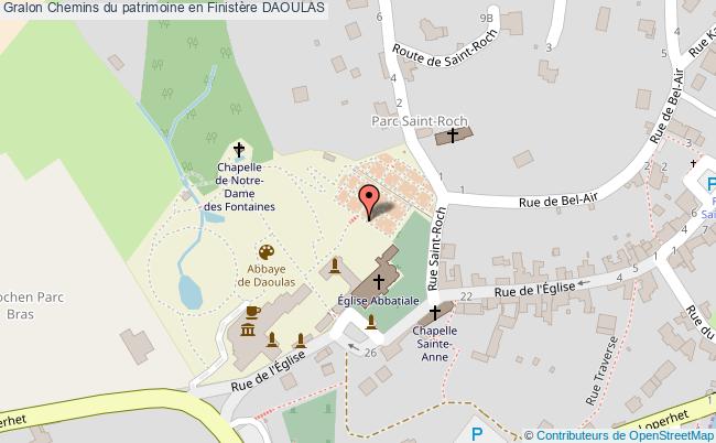 plan Chemins Du Patrimoine En Finistère Daoulas DAOULAS