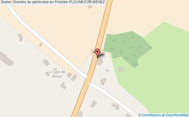 plan Chemins Du Patrimoine En Finistère Plouneour-menez PLOUNEOUR-MENEZ