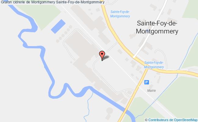 plan Cidrerie De Montgommery Sainte-foy-de-montgommery Sainte-Foy-de-Montgommery