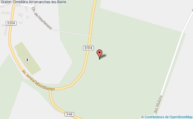 plan Cimetière Arromanches-les-bains Arromanches-les-Bains