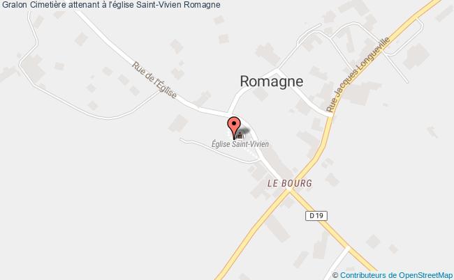 Cimetière attenant à l'église Saint-Vivien