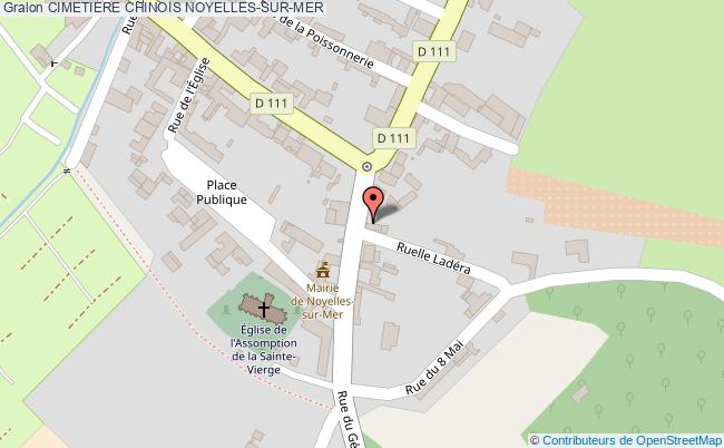 plan Cimetiere Chinois Noyelles-sur-mer NOYELLES-SUR-MER