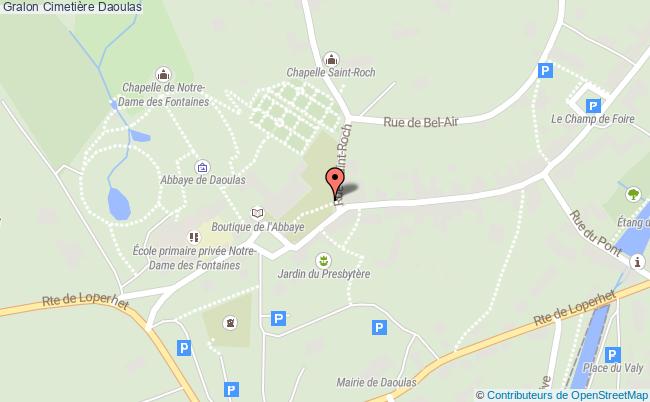 plan Cimetière Daoulas Daoulas