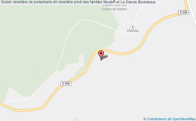 cimetière de protestants dit cimetière privé des familles Muston et Le Danois