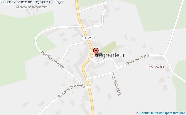 plan Cimetière De Trégranteur Guégon Guégon