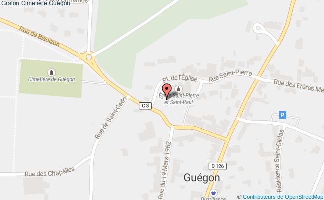 plan Cimetière Guégon Guégon