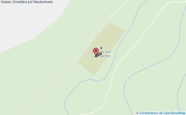 plan Cimetière Juif Mackenheim Mackenheim