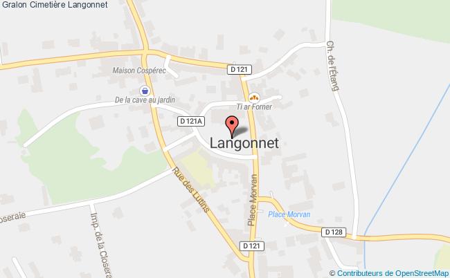 plan Cimetière Langonnet Langonnet