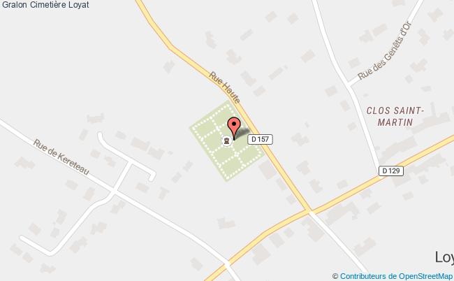 plan Cimetière Loyat Loyat