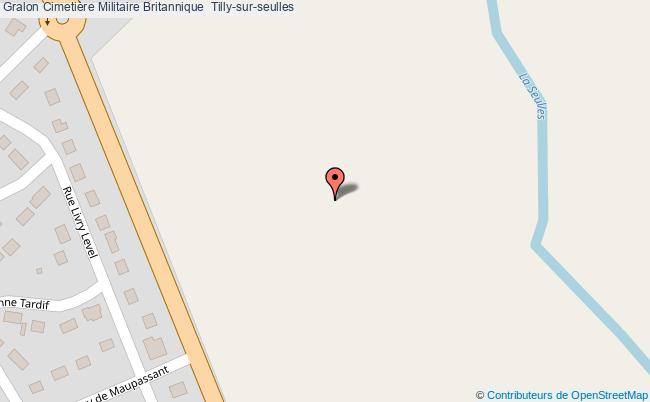 plan Cimetière Militaire Britannique  Tilly-sur-seulles Tilly-sur-seulles