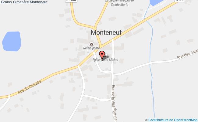 plan Cimetière Monteneuf Monteneuf