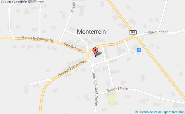 plan Cimetière Monterrein Monterrein