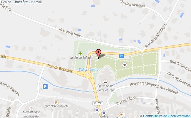 plan Cimetière Obernai Obernai