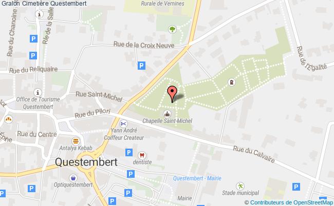 plan Cimetière Questembert Questembert
