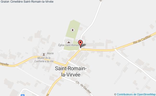 plan Cimetière Saint-romain-la-virvée Saint-Romain-la-Virvée