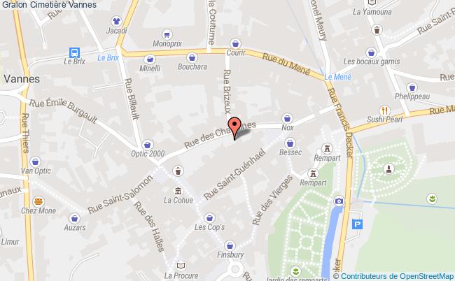 plan Cimetière Vannes Vannes