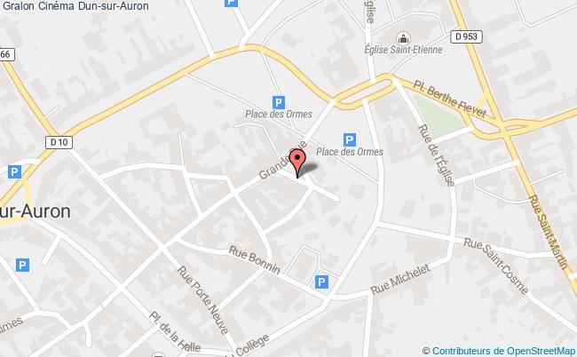 plan Cinéma Dun-sur-auron Dun-sur-Auron
