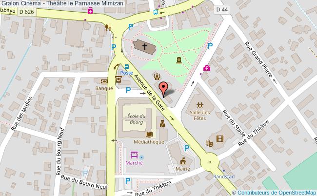 plan Cinéma - Théâtre Le Parnasse Mimizan Mimizan