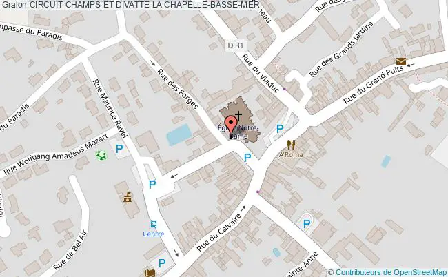 plan Circuit Champs Et Divatte La Chapelle-basse-mer LA CHAPELLE-BASSE-MER