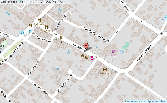 plan Circuit De Saint-gildas Prefailles PREFAILLES