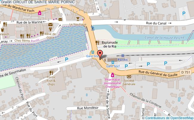 plan Circuit De Sainte Marie Pornic PORNIC