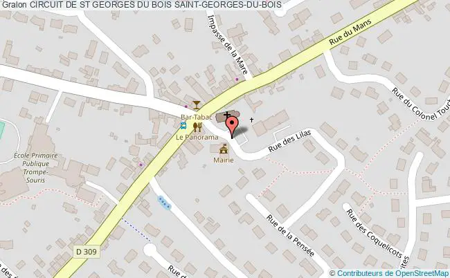 plan Circuit De St Georges Du Bois Saint-georges-du-bois SAINT-GEORGES-DU-BOIS