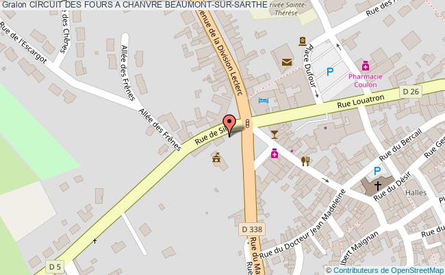 plan Circuit Des Fours A Chanvre Beaumont-sur-sarthe BEAUMONT-SUR-SARTHE