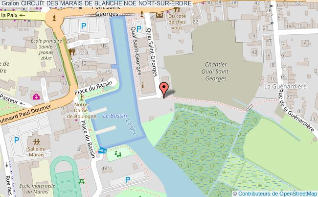 plan Circuit Des Marais De Blanche Noe Nort-sur-erdre NORT-SUR-ERDRE