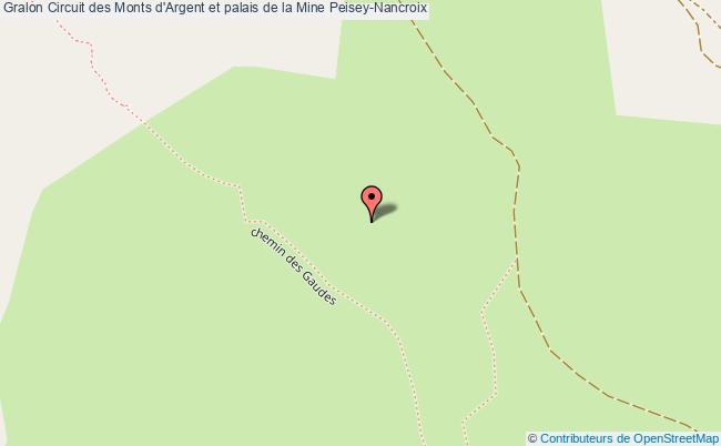 plan Circuit Des Monts D'argent Et Palais De La Mine Peisey-nancroix Peisey-Nancroix