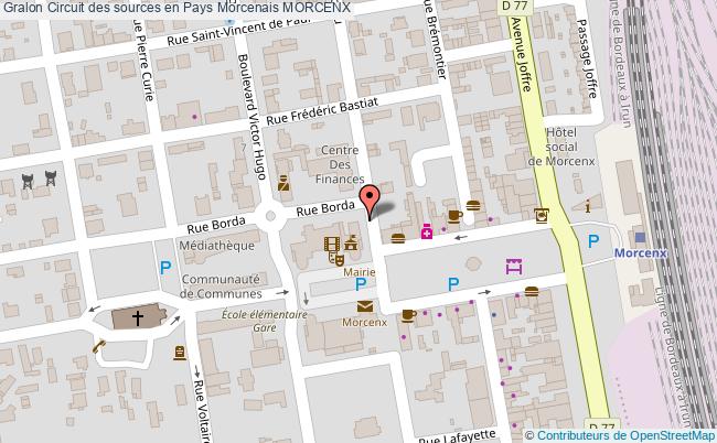 plan Circuit Des Sources En Pays Morcenais Morcenx MORCENX