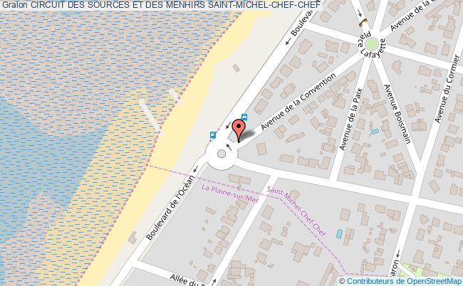 plan Circuit Des Sources Et Des Menhirs Saint-michel-chef-chef SAINT-MICHEL-CHEF-CHEF