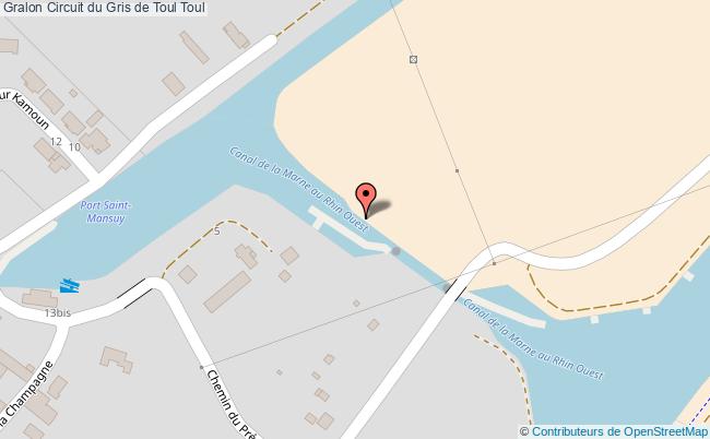 plan Circuit Du Gris De Toul Toul Toul