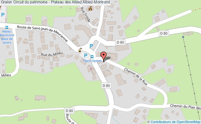 Circuit du patrimoine - Plateau des Albiez