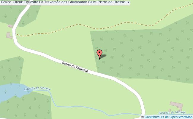plan Circuit Equestre La Traversée Des Chambaran Saint-pierre-de-bressieux Saint-Pierre-de-Bressieux