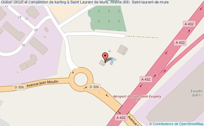 plan Circuit Et Compétition De Karting à Saint Laurent De Mure, Rhône (69)  Saint-laurent-de-mure Saint-laurent-de-mure