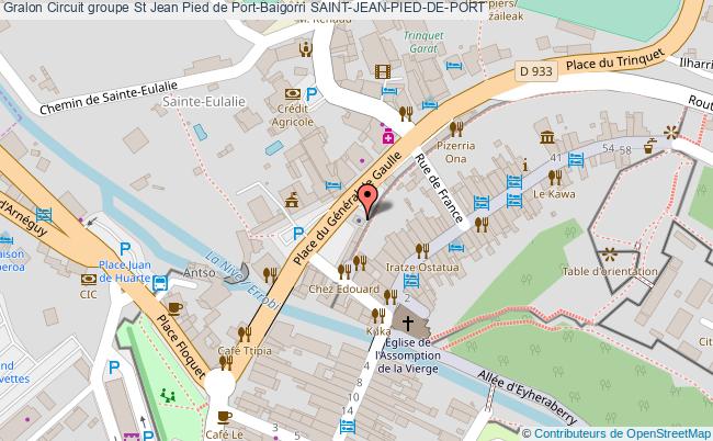 plan Circuit Groupe St Jean Pied De Port-baigorri Saint-jean-pied-de-port SAINT-JEAN-PIED-DE-PORT