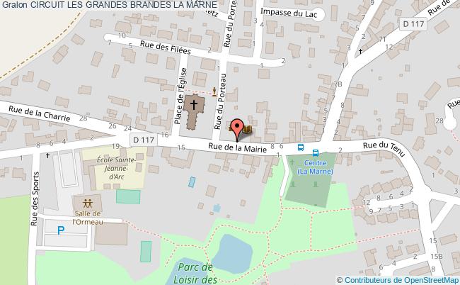 plan Circuit Les Grandes Brandes La Marne LA MARNE